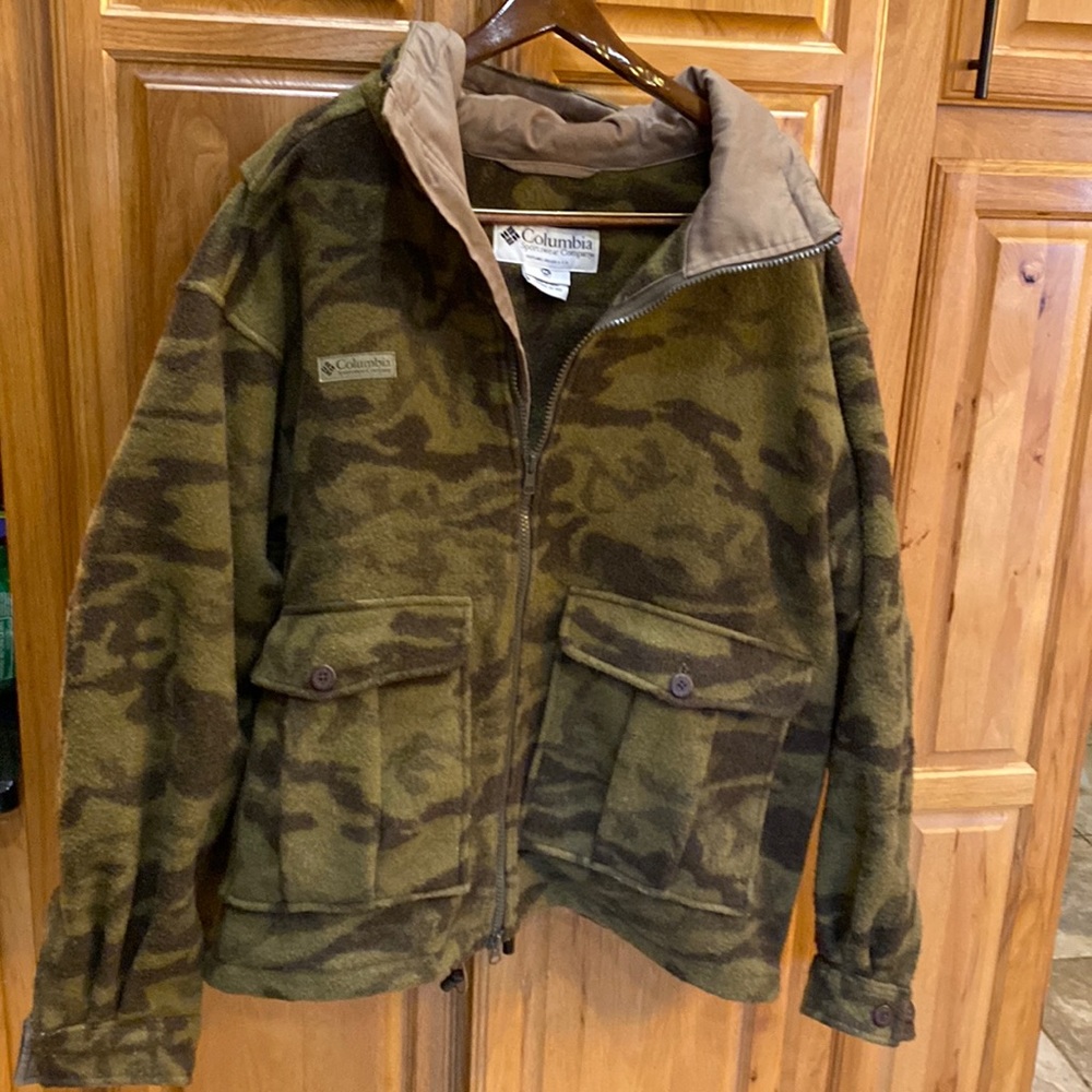 Columbia Wool gallatin camo coat